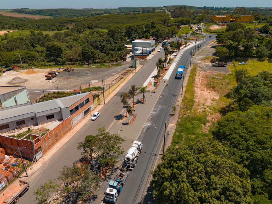 Avenida Itália ganha nova vida com obras do Parque Linear em Capivari